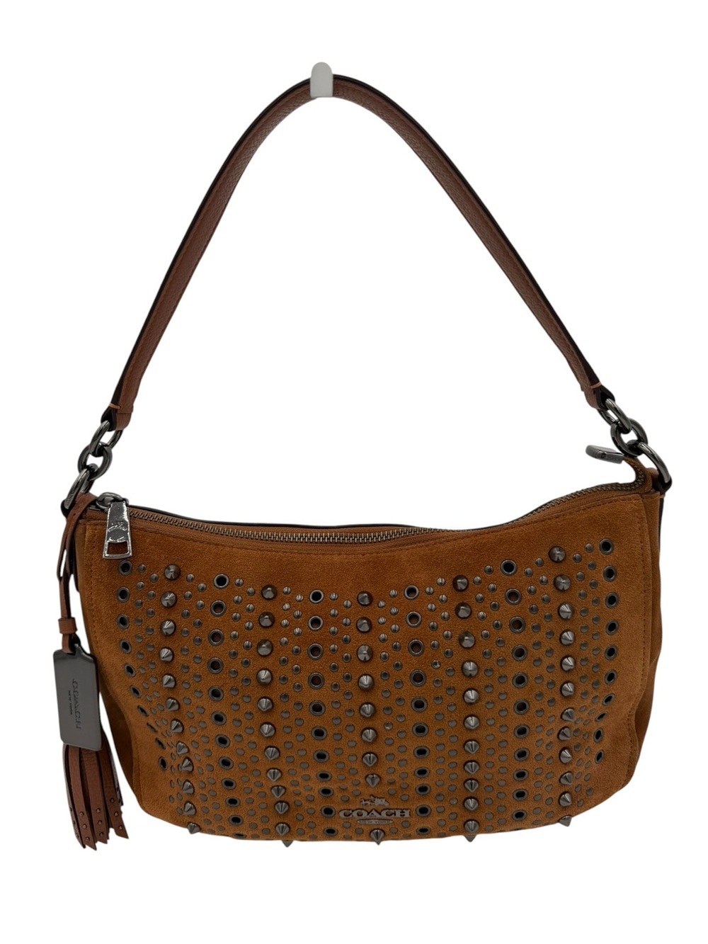 ✨ Coach Studded Suede Shoulder Bag ✨